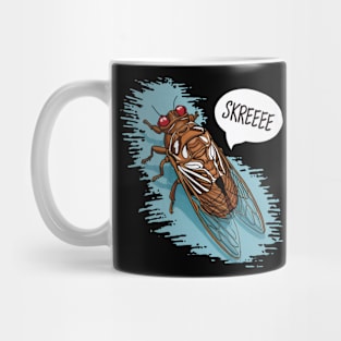 Entomology Cicada Noise Skreeee Brood Funny Cicada Fest 2024 Mug